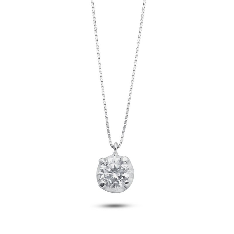 Ambrosia Gioielli - Girocollo Luce - Oro Bianco - Zircone