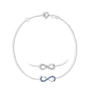 Ambrosia Gioielli - Bracciale Infinito - Oro - Zirconi