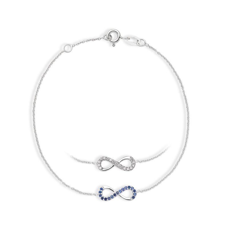 Ambrosia Gioielli - Bracciale Infinito - Oro - Zirconi