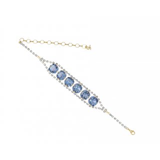 Deliguoro - Choker Praline - Cristalli - Ottone