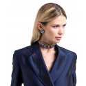 Deliguoro - Choker Praline - Cristalli - Ottone