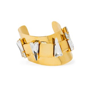 Deliguoro - Bracciale Rigido Audacity - Ottone - Cristalli