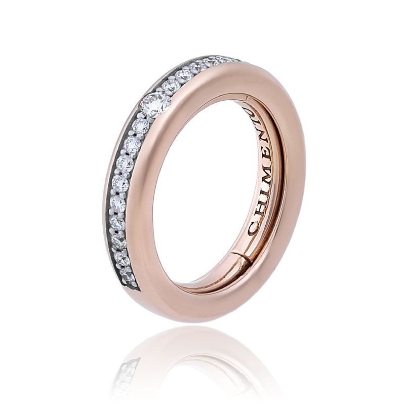 Chimento - Anello Forever Stack Me - Oro Rosa - Diamanti