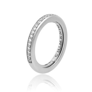 Chimento - Anello Forever Stack Me - Oro Bianco - Diamanti
