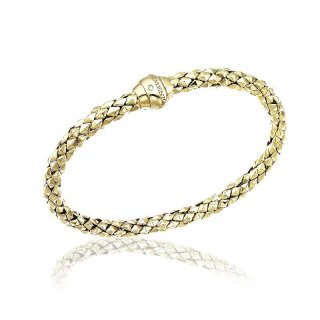 Chimento - Bracciale Stretch Classic - Oro Giallo - Diamanti