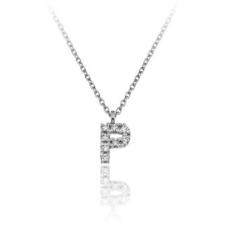 Chimento - Collana Con Pendente - Oro Bianco - Diamanti