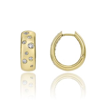 Chimento - Orecchino Brio - Oro Giallo - Diamanti