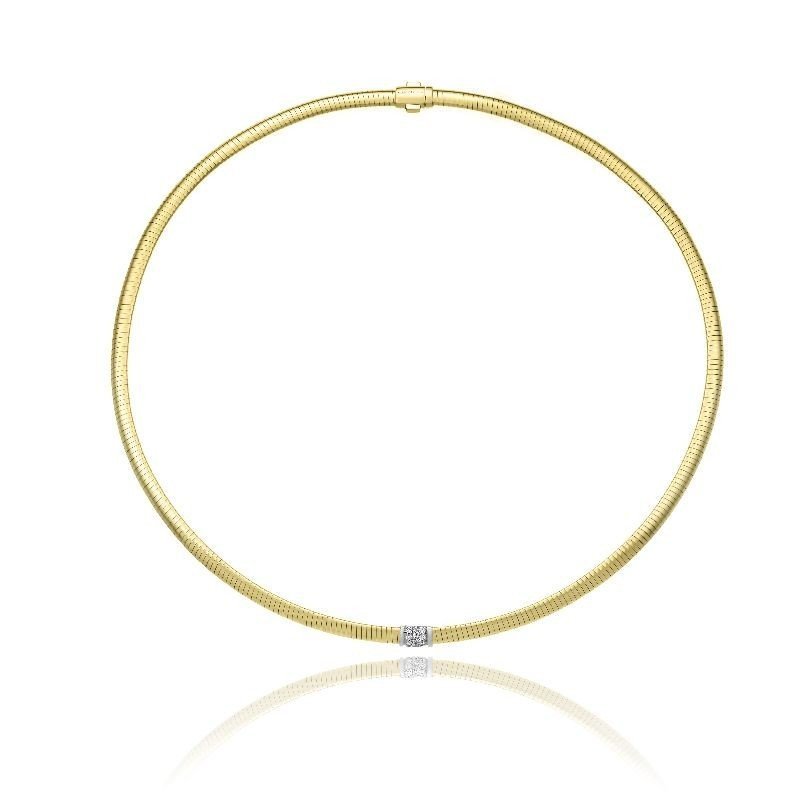 Chimento - Collana Girocollo Stardust - Oro 18Kt - Diamanti