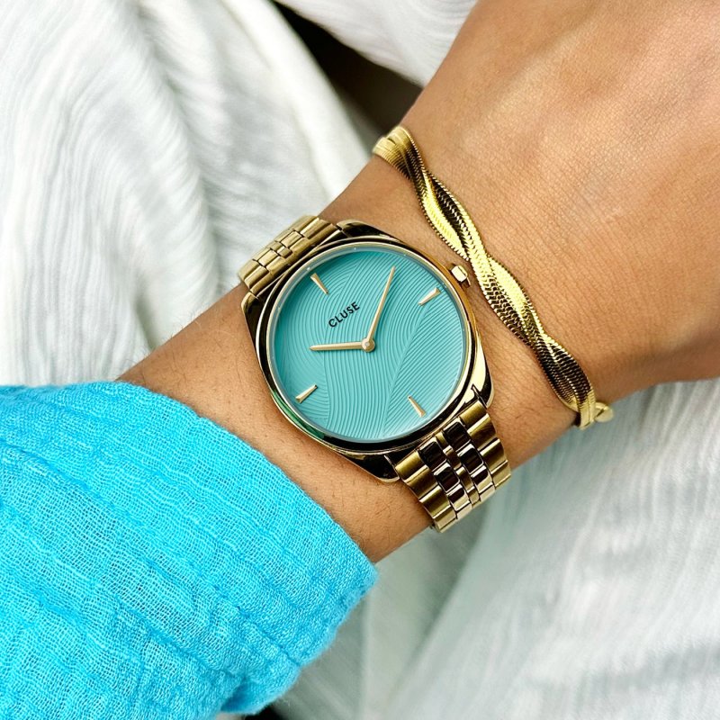 Cluse - Féroce Petite Watch - Blu - Oro