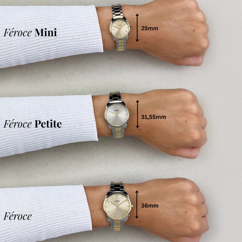 Cluse - Féroce Petite Watch - Blu - Oro