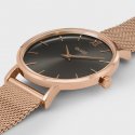 Cluse - Minuit Mesh - Grey - Rose Gold