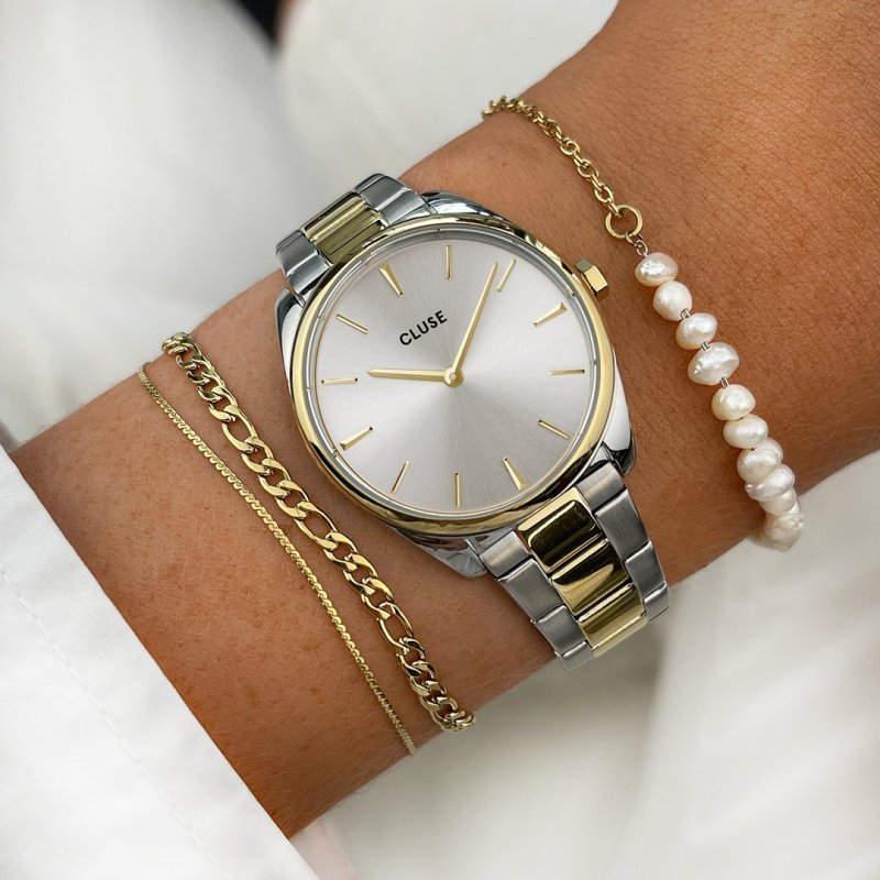 Cluse - Féroce Petite Steel - Eleganza Bicolore