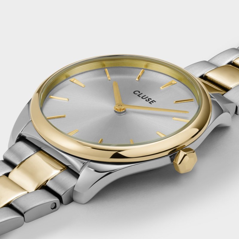 Cluse - Féroce Petite Steel - Eleganza Bicolore