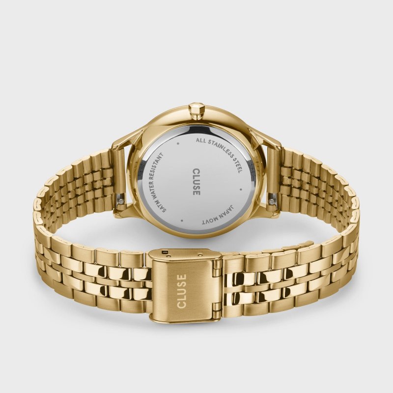 Cluse - Minuit Date Steel - Oro Pieno - Eleganza