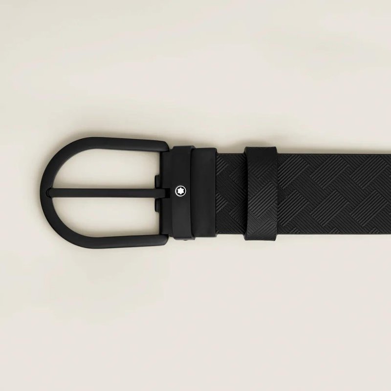 Montblanc - Cintura Pelle Nera - 35Mm - Elegante