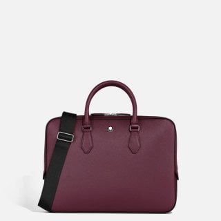 Montblanc - Portadocumenti Sottile - Pelle - Cassis