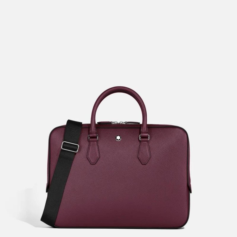 Montblanc - Portadocumenti Sottile - Pelle - Cassis