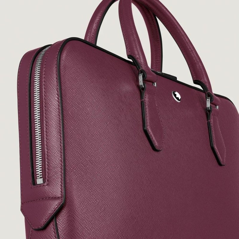 Montblanc - Portadocumenti Sottile - Pelle - Cassis