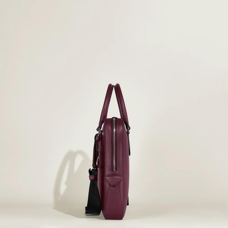Montblanc - Portadocumenti Sottile - Pelle - Cassis