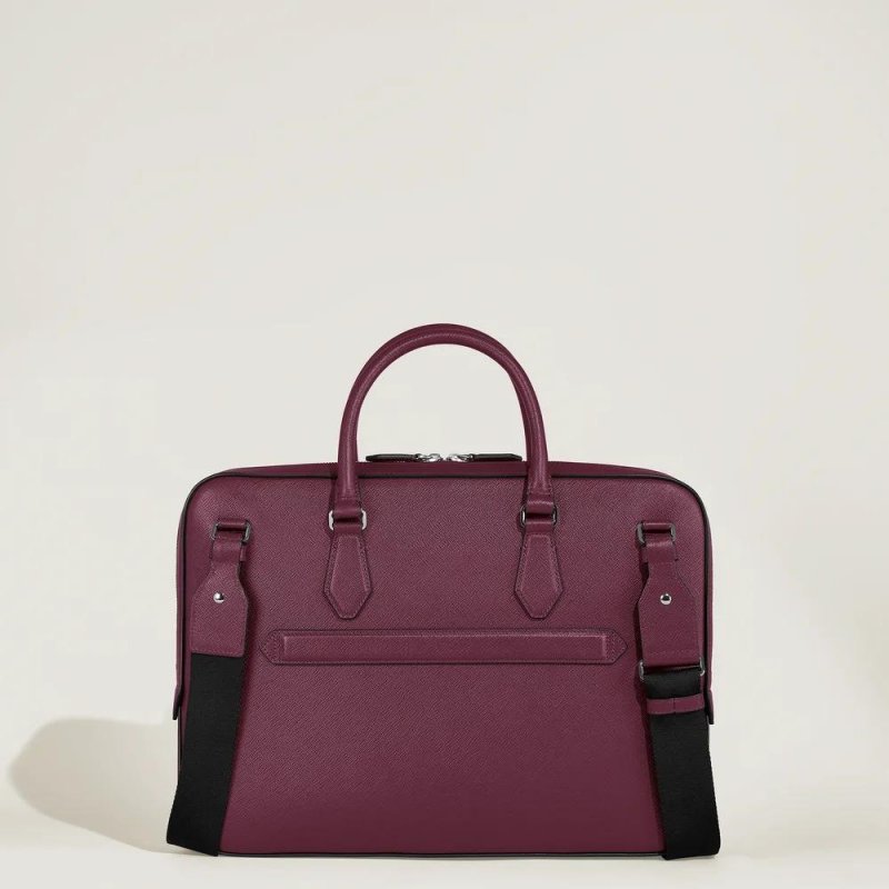 Montblanc - Portadocumenti Sottile - Pelle - Cassis