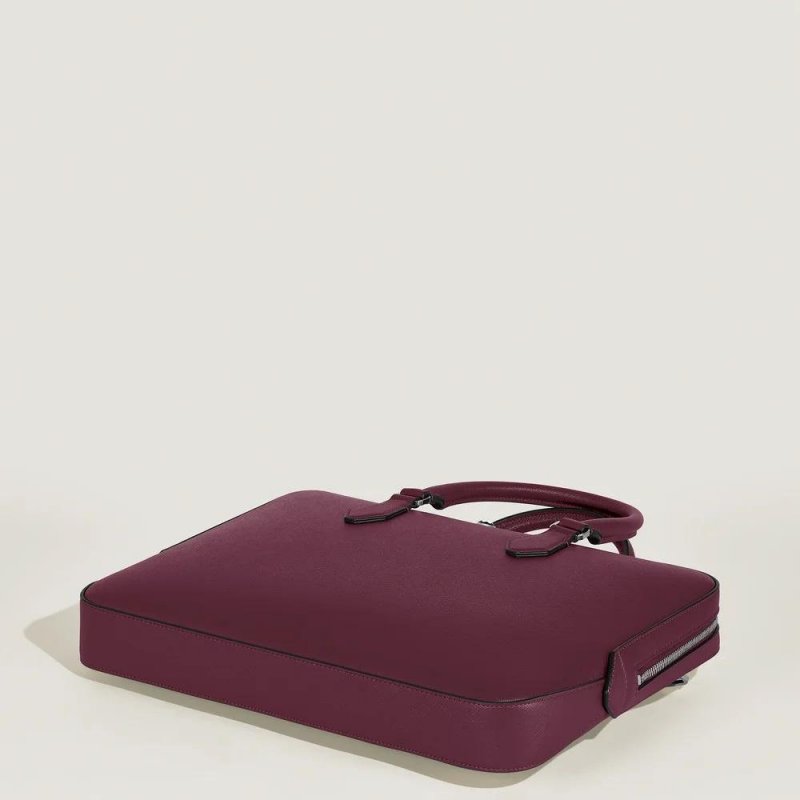 Montblanc - Portadocumenti Sottile - Pelle - Cassis