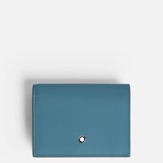 Montblanc - Portafoglio Continental - Pelle Blu