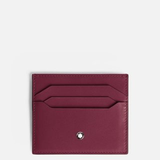 Montblanc - Porta Carte Meisterstück - Pelle Cassis
