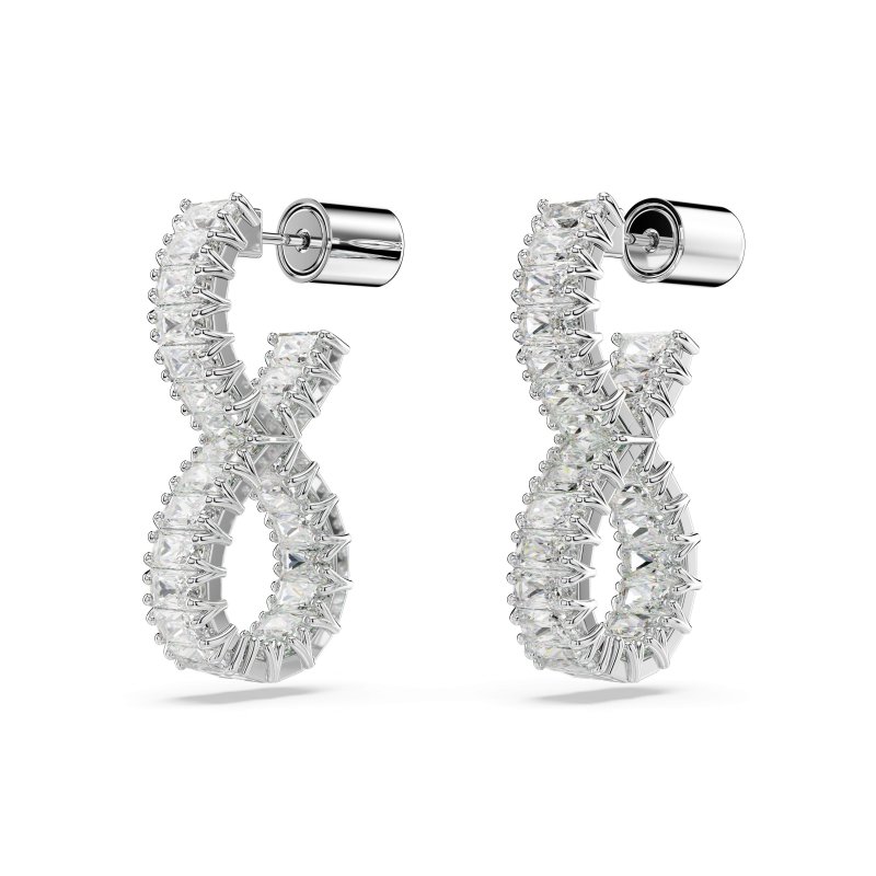 Swarovski - Orecchini Hyperbola - Rodio - Zirconia