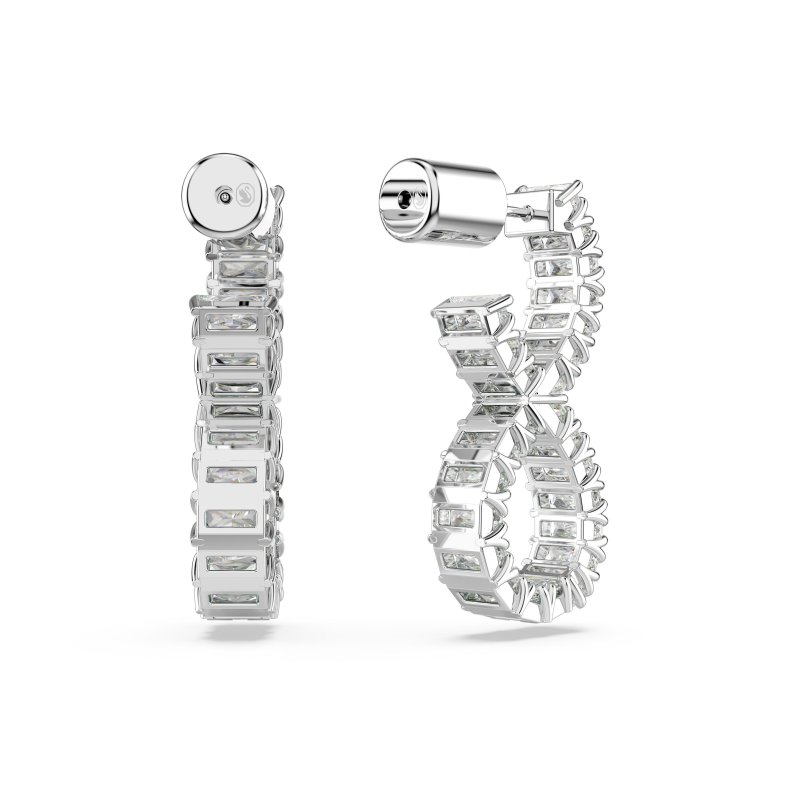Swarovski - Orecchini Hyperbola - Rodio - Zirconia