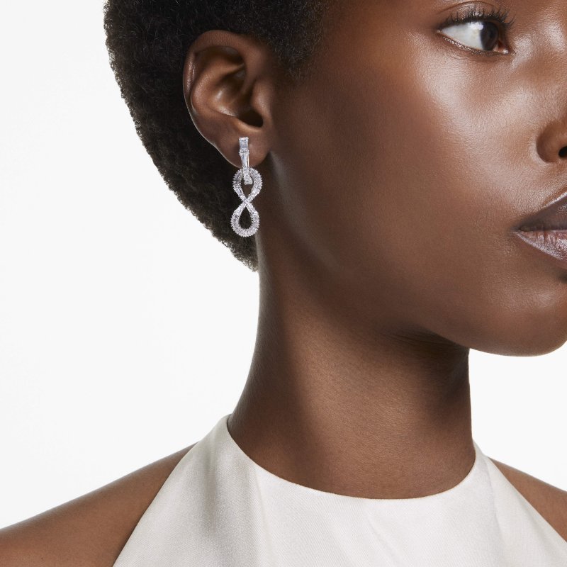 Swarovski - Orecchini Pendenti - Hyperbola - Bianco