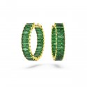 Swarovski - Orecchini Matrix - Placcato Oro - Verde