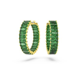 Swarovski - Orecchini Matrix - Placcato Oro - Verde