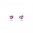 Swarovski - Orecchini A Lobo Chroma - Viola