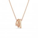 Swarovski - Pendente Hyperbola - Oro Rosa - Zirconia