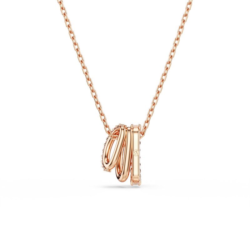 Swarovski - Pendente Hyperbola - Oro Rosa - Zirconia