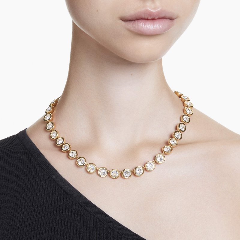 Swarovski - Collana Imber - Cristalli - Oro