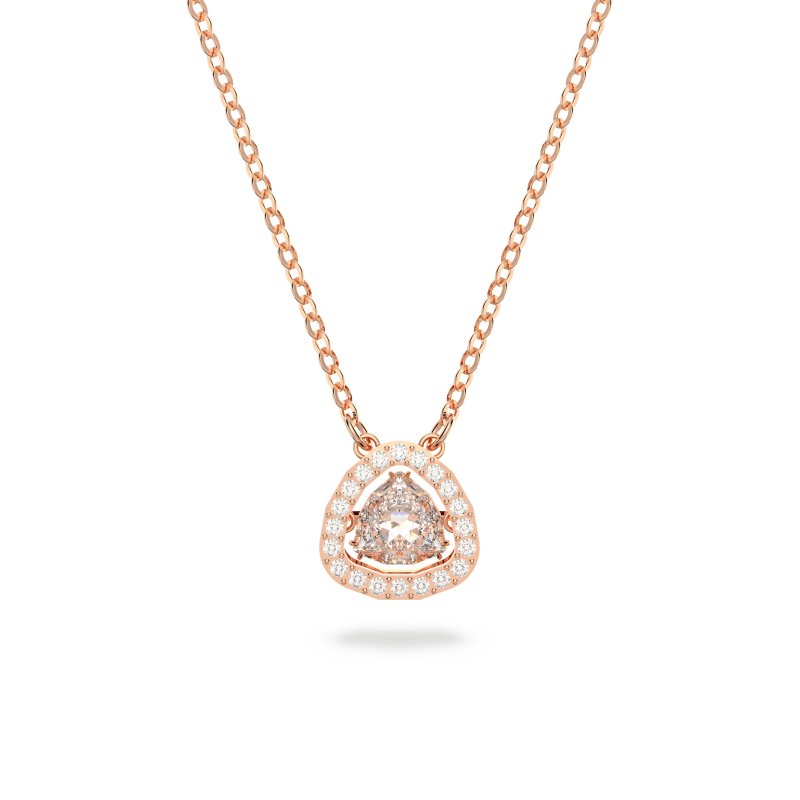 Swarovski - Collana Una - Trilliant - Oro Rosa