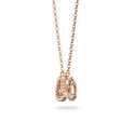 Swarovski - Collana Una - Trilliant - Oro Rosa
