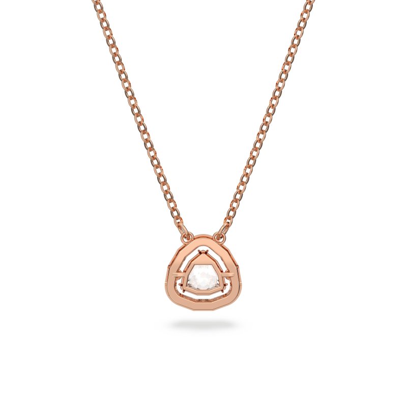 Swarovski - Collana Una - Trilliant - Oro Rosa