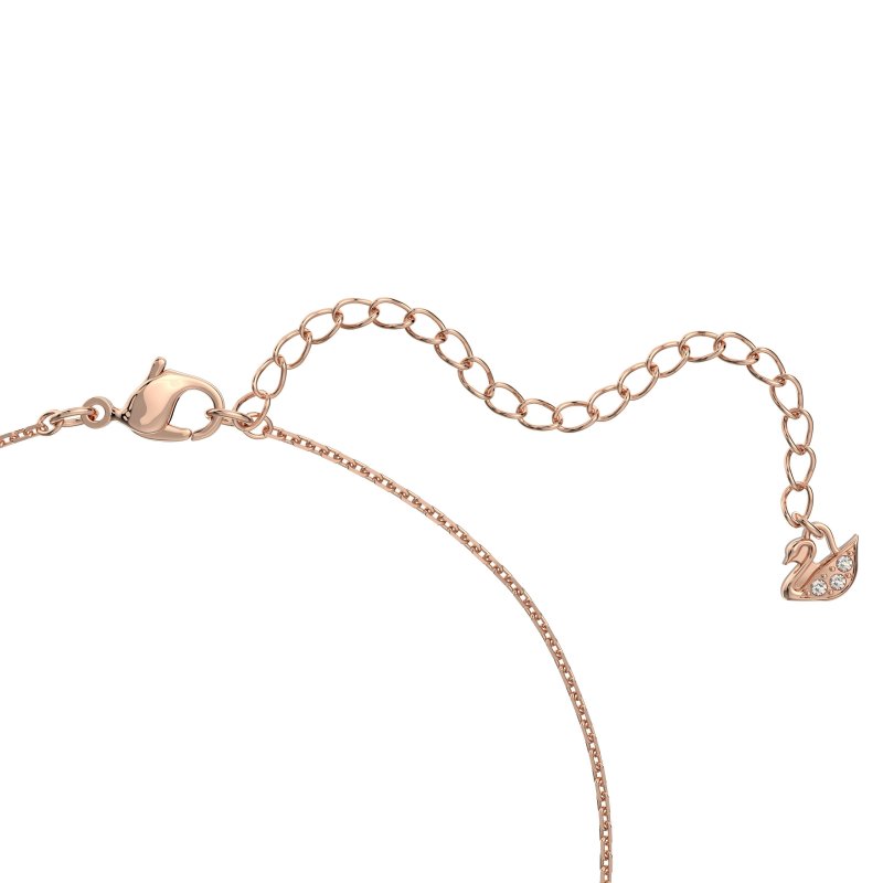 Swarovski - Collana Hyperbola - Oro Rosa - Bianca