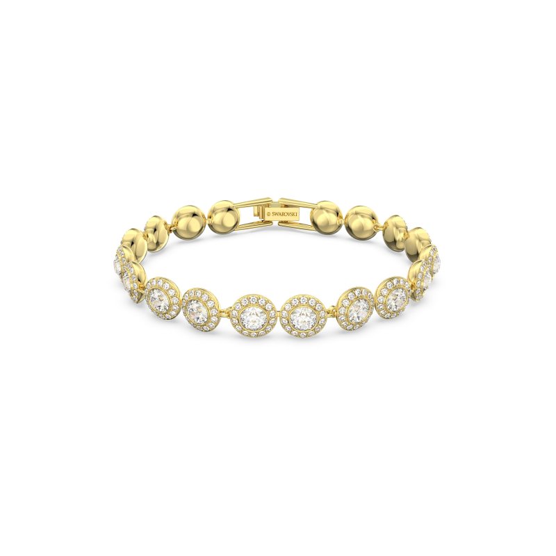 Swarovski - Bracciale Tennis - Cristalli - Oro