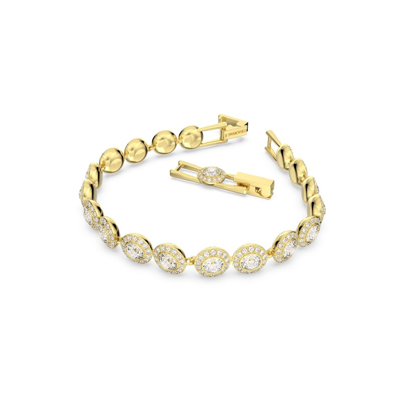 Swarovski - Bracciale Tennis - Cristalli - Oro