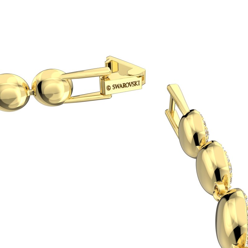 Swarovski - Bracciale Tennis - Cristalli - Oro