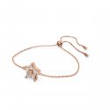 Swarovski - Braccialetto Stella - Oro Rosa - Bianco