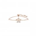 Swarovski - Braccialetto Stella - Oro Rosa - Bianco