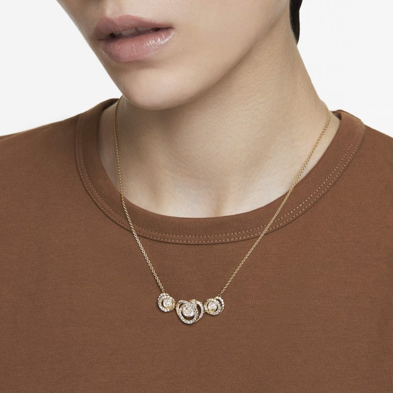 Swarovski - Collana Generation - Placcato Color Oro