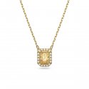 Swarovski - Collana Una - Ottagonale Gialla