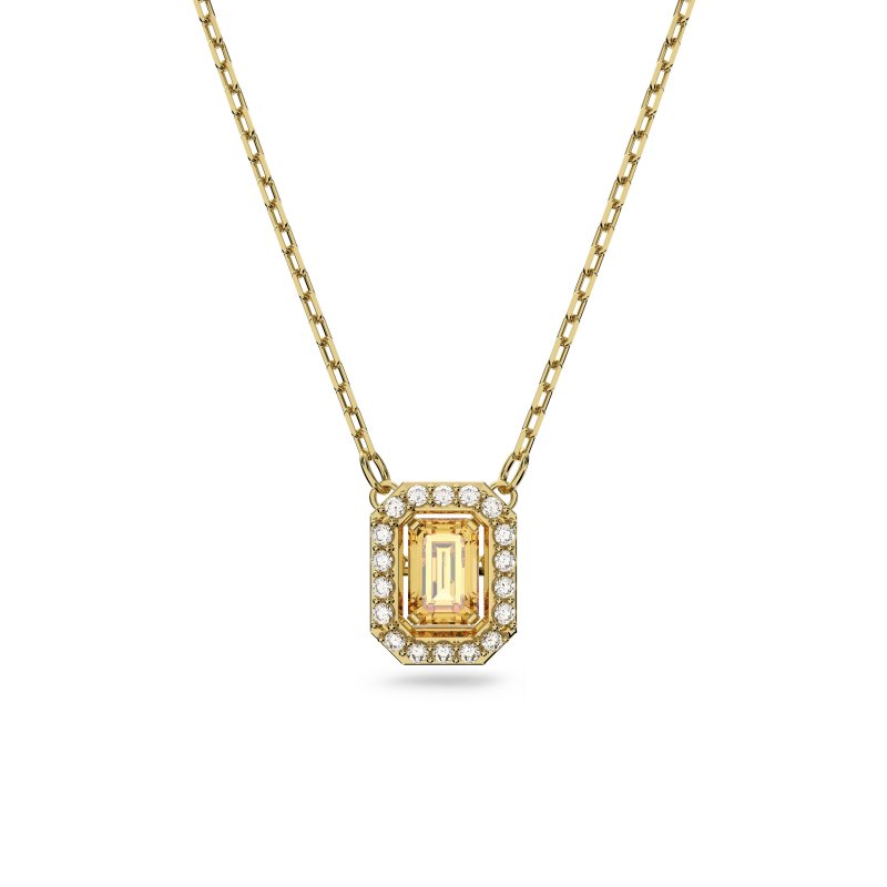Swarovski - Collana Una - Ottagonale Gialla