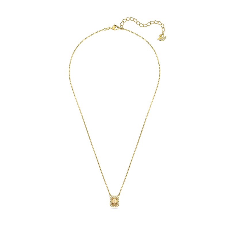Swarovski - Collana Una - Ottagonale Gialla