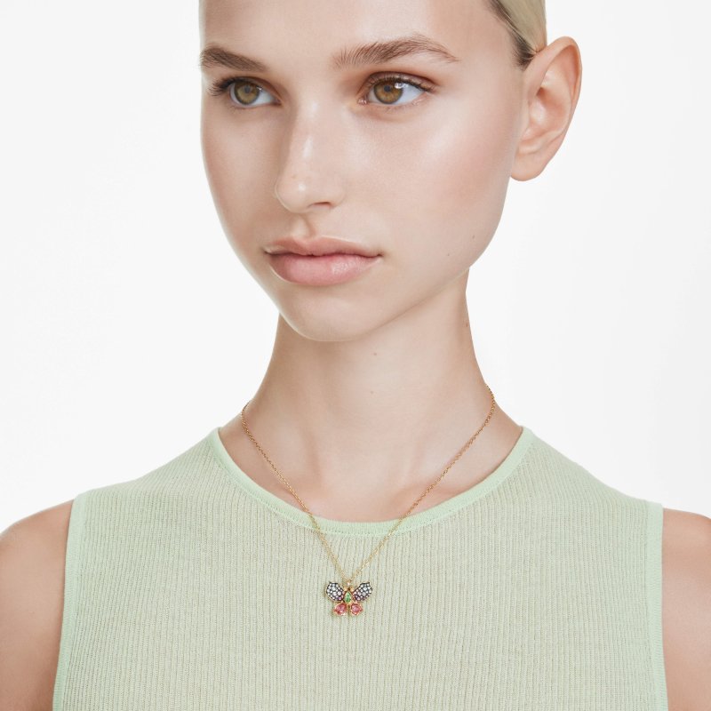 Swarovski - Pendente Idyllia - Farfalla - Multicolore
